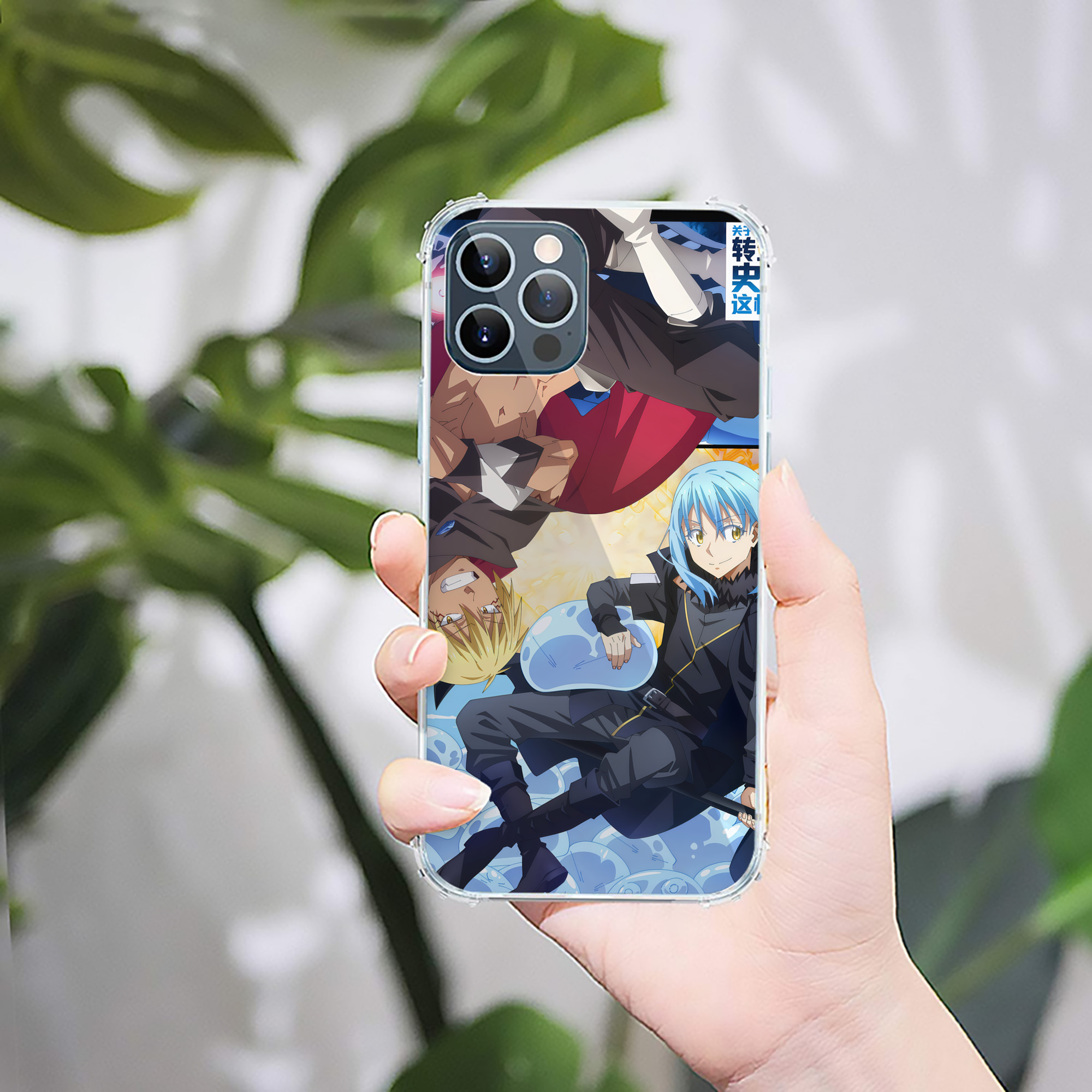 （画像用） 転スラ Regarding Reincarnated to Slime 【iPhone 12シリーズ対応】透明スマホケース（クリアソフトケース）